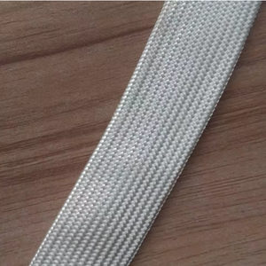 Manguito Trenzado de Fibra de Vidrio SCG Resistente a Altas Temperaturas (500°C) y a la Corrosión, Sin Recubrimiento, Certificado ISO9001, para Curvado - Product Image 1