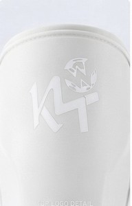 Espinilleras Blancas K4 con Logotipo Grabado, Ligeras, Protección para Adultos, Kickboxing, Todas las Temporadas, Tela de Algodón, Carcasa de PP Resistente, Lavables - Product Image 6