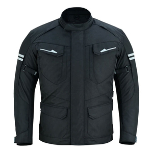 Wholesale Price Breathable Waterproof Casual Windproof Motorbike Jacket for Men Lining Black Auto Racing Wear - Product Image 4