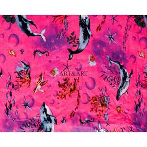 ART&ART Tissus de haute qualité 100% coton imprimé floral, matière douce, mode quatre saisons, vente en gros au mètre pour robes et rideaux - Product Image 5