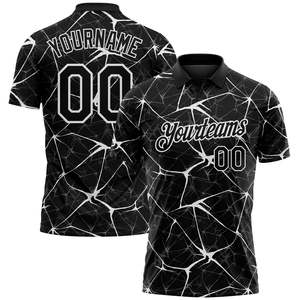 Personalized Performance Polo <b>Shirt</b> with Player Name Number Custom Design <b>Polyester</b> Athletic Wear Manufacturer Factory Direct - Product Image 1