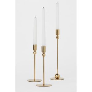 Candelabros de Metal Dorado de Lujo al por Mayor, Juego de Candelabros Modernos para Centro de Mesa de Boda, Decoración del Hogar - Product Image 1