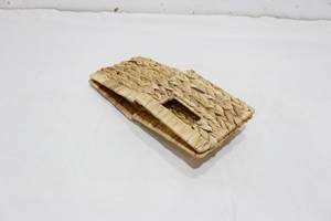 Artex Dong Thap Handmade Eco-Friendly <b>Foldable</b> Storage <b>Basket</b> with Handles Water Hyacinth Wicker for Organizing on Shelves - Product Image 4