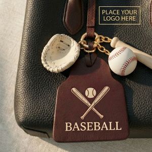 Llavero de Béisbol Personalizado con Logotipo, de Cuero PU, para Bolsos, Regalo Promocional al por Mayor, Marca JR - Product Image 6