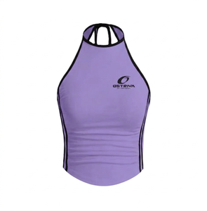 Débardeurs pour femmes en Spandex/Polyester tricoté, écologiques, taille personnalisée, coupe classique, sans manches, décontractés, pour l'été, vêtements de sport, à prix abordable - Product Image 3