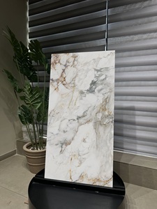 Unique Design PISA GOLD Ceramic <b>Tile</b> Polished Matt Finish Luxury Marble Look Floor Wall <b>Covering</b> Modern Interior Design For Sale - Product Image 2