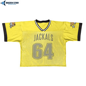 Men's V-Neck Football Jersey Short Sleeve Mesh Breathable 100% Polyester Number 15 Screen Printed High Quality Elastic Waist All - Product Image 3