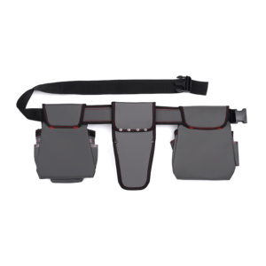 Pro <b>Leather</b> <b>Tool</b> Belt Kit – Hammer Holder, Suspenders, Pouch – Full Grain - Product Image 2