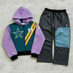 Survêtement en molleton de coton pour homme, nouveau design, vêtements de sport athlétiques, entraînement professionnel, logo personnalisé, taille personnalisée, coupe premium - Product Image 1