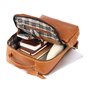 High Demand Genuine <b>Leather</b> <b>Backpack</b> for <b>Men</b> Premium Casual Travel Laptop <b>Backpack</b> From India - Product Image 4