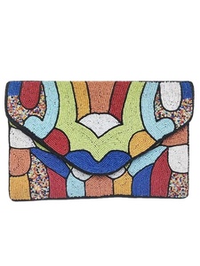 Cute Fashionable Handwork Pink Beaded <b>White</b> Sunflower Embroidery <b>Shoulder</b> <b>Bag</b> With Trendy Detailing For Girls From India - Product Image 2