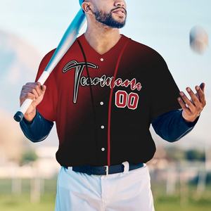 Sublimación personalizada Camisetas de béisbol Jersey Equipo Uniformes Sublimado Softball Béisbol Jersey - Product Image 4