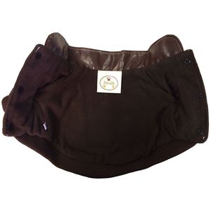 Wuff Rider Fashion Suede Pet <b>Coat</b> with <b>Stitched</b> Detail Elegant Pet Clothes - Product Image 4