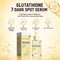 Sérum Éclaircissant Visage en Gros au Glutathion 2%, Niacinamide, NAG et Acide Ascorbique 30ml pour Estomper les Taches, Restaurer l'Éclat, Marque Privée