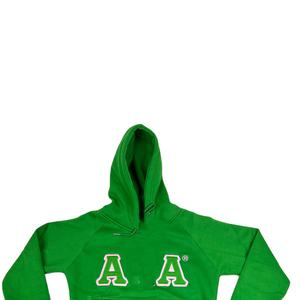 Sudadera con Capucha Premium Verde Personalizada Alpha Kappa Alpha, Sudadera con Capucha para Hombre y Mujer, Sudaderas y Camisetas de Hermandades AKA - Product Image 5