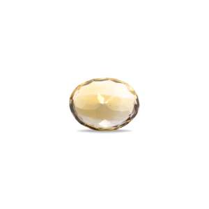 Natural Citrine Loose Gemstone 4.1 Carat Certified Cat's Eye Yellow 4mm - Product Image 2
