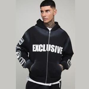 Sudaderas con Capucha de Felpa Francesa Personalizadas de Alta Calidad para Hombre, Sudaderas con Capucha Extra Grandes de Estilo Urbano para Fábrica - Product Image 1