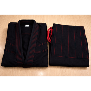 Kimono léger de Jiu-Jitsu Brésilien (BJJ) avec logo personnalisé, tissage perlé, coton doux et durable, ensemble uniforme de grappling. - Product Image 6