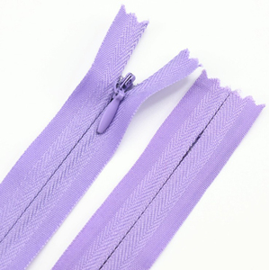 Fabrication 3 #   5 #   Fermeture éclair en nylon écologique à extrémités ouvertes, fermeture éclair invisible colorée pour vêtements, pantalons ou textiles de maison - Product Image 2