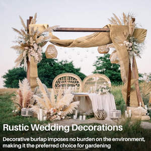 Gardening <b>jute</b> Burlap <b>Fabric</b> Roll 40" X 13 Feet Natural Burlap Material <b>Fabric</b> Roll Trees <b>Fabric</b> Burlap Tree Wrap Outdoor Plant - Product Image 6