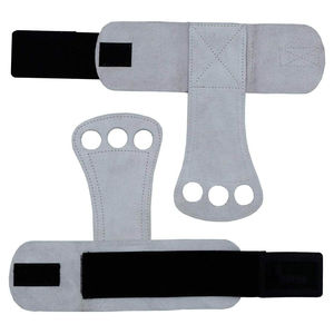 Poignées de gymnastique pour l'entraînement à la musculation, renforcement de la force de préhension, couche de cuir de vachette, prix de gros, prix bas, OEM - Product Image 3