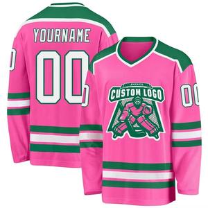 Jersey de Hockey sobre Hielo Personalizado con Nombre de Equipo, Talla Grande, Transpirable, de Secado Rápido, con Protección UV y Logotipo Sublimado, Primavera 2026 - Product Image 1