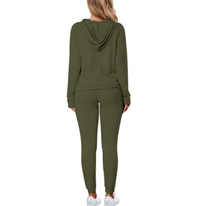 Survêtement décontracté d'hiver pour femmes, personnalisé, uni, fabriqué au Pakistan, respirant et respectueux de l'environnement - Product Image 3