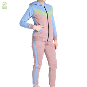 Fabricante Pakistaní, Chándal Casual de Invierno para Mujer, Impermeable, 100% Fibra de Bambú, Color Sólido, con Cierre de Cremallera - Product Image 5