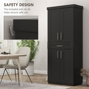 Mobile da Cucina Moderno con Finitura Lucida, Piano in Granito Artificiale, Stile Naturale, Arredamento Cucina per Appartamenti - Product Image 5