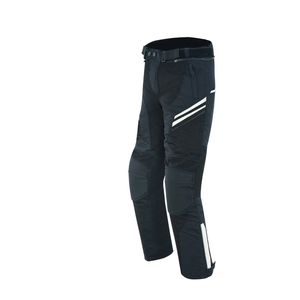 Pantalones de Motocicleta para Hombre, Negros con Rayas Blancas, Transpirables, para Todas las Estaciones, Ropa de Carreras - Product Image 4