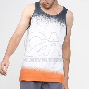 เสื้อกล้ามผู้ชายแบบเว้าลึก สำหรับออกกำลังกาย ใส่ได้ทุกวัน สไตล์ลำลอง เสื้อกีฬาผู้ชาย เสื้อกล้ามน้ำหนักเบาสำหรับฝึกซ้อม - Product Image 2