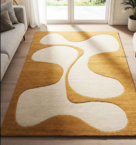 Alfombra multicolor de lana hecha a mano, de alta calidad, ecológica, antideslizante y cálida para sala de estar, habitaciones infantiles, hoteles y oficinas. - Product Image 2