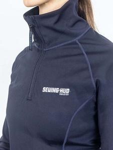 Venta al por mayor de encargo de montar a caballo de manga larga capa base ecuestre ropa ecuestre Tops para damas equino elegante - Product Image 5