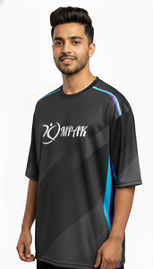 Camiseta Casual Oversize para Hombre, Sublimada, Estilo Urbano, Atuendo Moderno para el Día a Día - Product Image 4