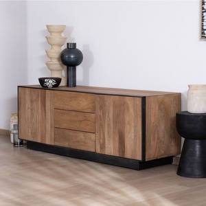 Mueble para TV Vandana Silver Volume de 150 cm en madera de mango estilo Santo minimalista con puertas y cajones - Product Image 3