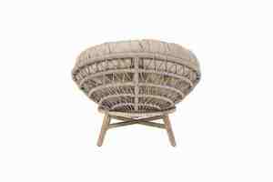 Designer Wicker Lounge Chair for Modern Living Room and Outdoor Garden Use - Product Image 5