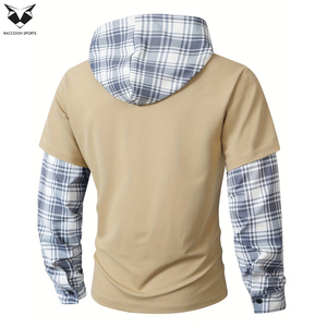 Sudadera con Capucha Bordada de Doble Capa, Cómoda, Cálida, de Forro Polar, Impermeable, para Otoño - Product Image 2