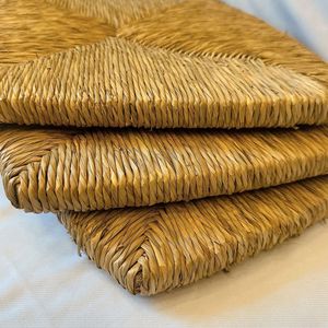 Natural Seagrass Chair Seat Handmade Eco Friendly Woven Dining Chair Cushion Replacement - Product Image 5