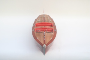 Modelo de Lancha Rápida de Madera Chris Craft Barrel Back 1940 Hecho a Mano - Regalo Empresarial Premium de Feng Shui y Decoración para el Hogar - Product Image 2