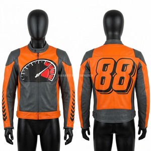 Chaqueta de Motocicleta de Cuero para Viajes de Larga Distancia, con Múltiples Bolsillos, Resistente a la Intemperie, para Motociclistas de Aventura, Personalizable - Product Image 2