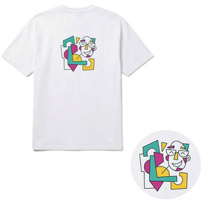 T-shirts en coton pour hommes avec logo brodé, streetwear, impression graphique au dos, fabrication de vêtements à marque privée, t-shirt en coton pour hommes - Product Image 2