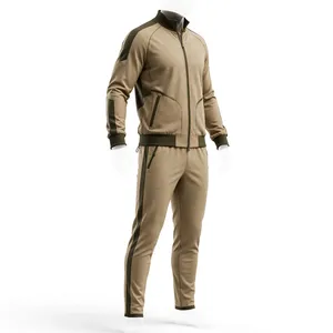 Chaqueta Deportiva Ligera para Hombre, Color Marrón Real, con Bolsillos Laterales, Estilo Casual, Corte Holgado, 100% Algodón, para Verano - Product Image 5