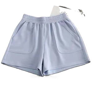 High Quality <b>Women's</b> Summer Sportswear Sweat <b>Shorts</b> Breathable Quick Dry Multi-Color High Waist Fleece <b>Board</b> <b>Shorts</b> - Product Image 2