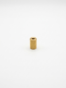 Anillo de latón mecanizado de precisión, cuerpo redondo con orificio pasante, sin rosca, inserto de hardware torneado a medida - Product Image 1