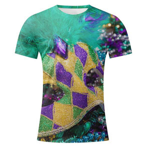 เสื้อผ้าและเครื่องประดับสไตล์ลำลอง เสื้อยืดผู้ชายผ้าฝ้าย 100% คุณภาพเยี่ยม เสื้อผ้าผู้ชาย พิมพ์ลายแบบซับลิเมชั่น - Product Image 5