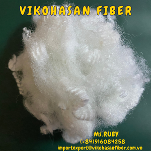 VIKOHASAN Fibra 15D HS Holow Siliconizada Blanca Reciclada Fiberfix para relleno de juguetes, almohadas, edredones, mantas, cojines, sofás y muebles - Product Image 2