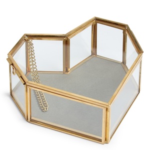 Caja de Anillos de Metal de Lujo, Estuche para Guardar Anillos de Boda con 2 Ranuras, Elegante Caja de Almacenamiento de Joyas para Propuesta, Compromiso y Regalo para Mujeres - Product Image 5