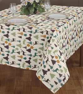 Magnifiques nappes imprimées avec des motifs de paysages, rectangulaires et disponibles dans toutes les tailles, pour un usage quotidien - Product Image 2