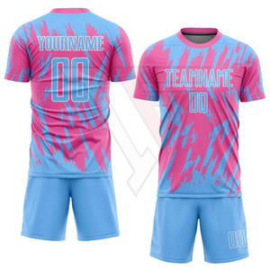 Conjunto de Uniforme de Fútbol de Entrenamiento, Camiseta y Pantalones Cortos de Fútbol de Poliéster, Equipación Personalizada para Equipos, Proveedor de Fábrica OEM - Product Image 2