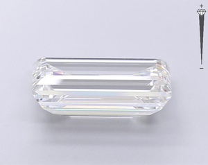 Diamant de laboratoire CVD LG 671462586 ROYAL GEMS, certifié IGI, 4,59 carats, taille baguette, couleur E, clarté VVS2, pour la fabrication de super bijoux - Product Image 4